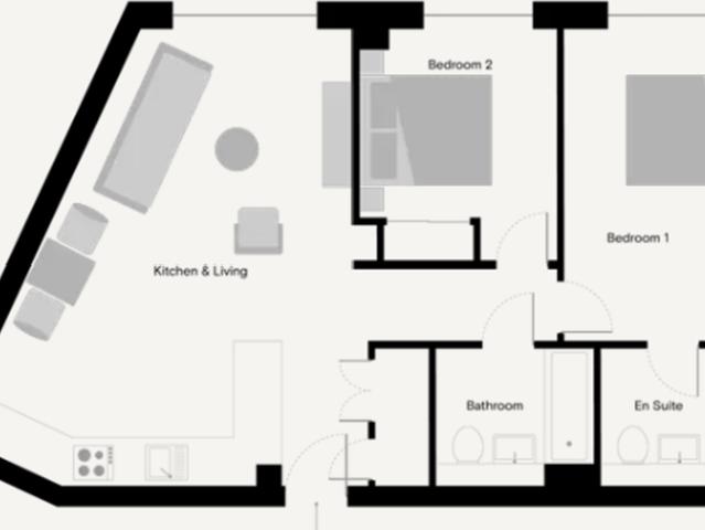Apartment for rent in Leicester, Black Friars