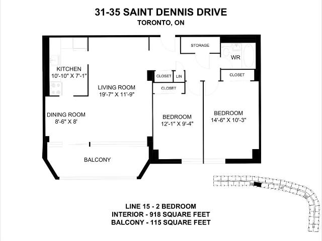 Apartment for rent in Woburn, Ontario