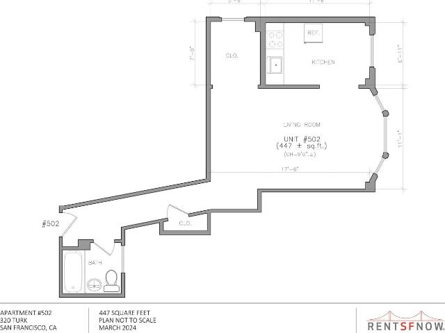 Apartment for rent in Tenderloin, San Francisco