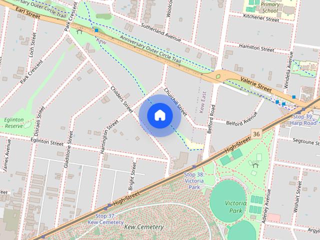 Townhouse for rent in Kew, Melbourne