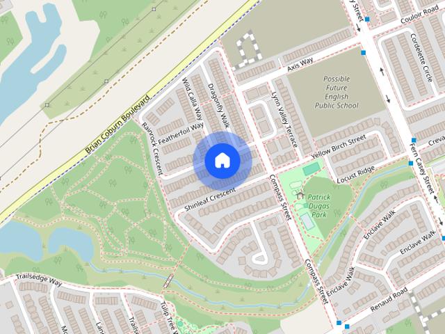 Townhouse for rent in Chapel Hill South, Ottawa