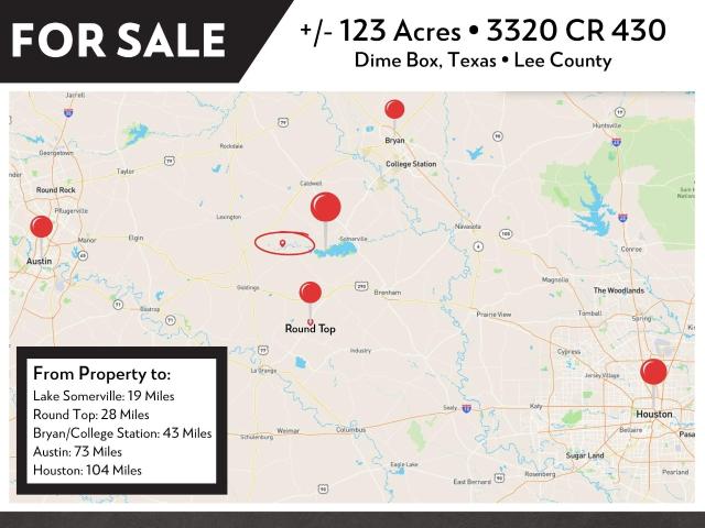 Farm for sale in Dime Box, Texas