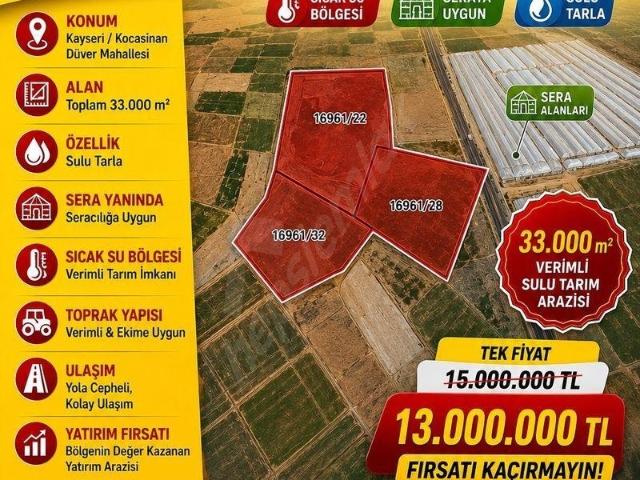 Kocasinan, Kayseri içerisinde satılık Arsa