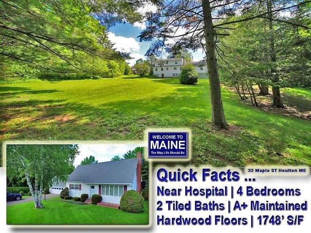 House for sale in Houlton, Maine