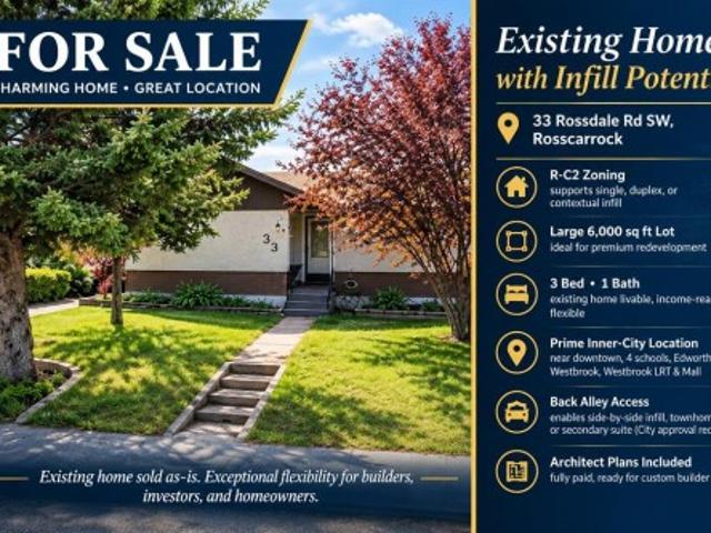 House for sale in Rosscarrock, Calgary