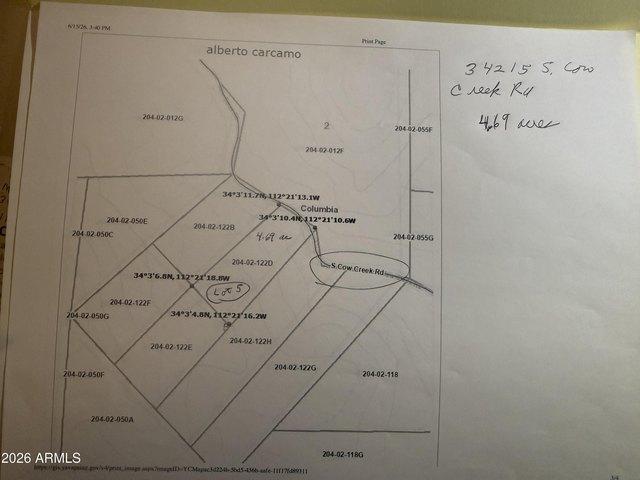 Land for sale in Morristown, Arizona
