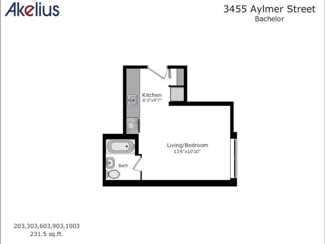 Apartment for rent in Milton-Parc, Montréal