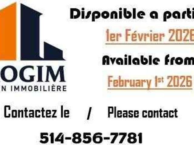 Apartment for rent in St. Leonard's, Quebec