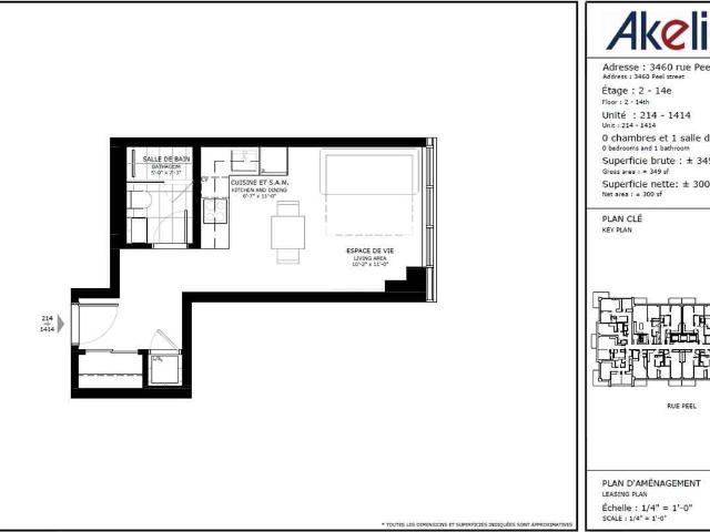 Apartment for rent in St. Leonard's, Quebec