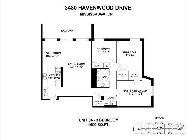 Apartment for rent in Mississauga, Ontario