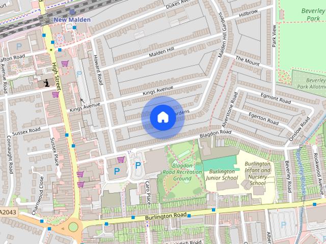 House for rent in New Malden, Greater London
