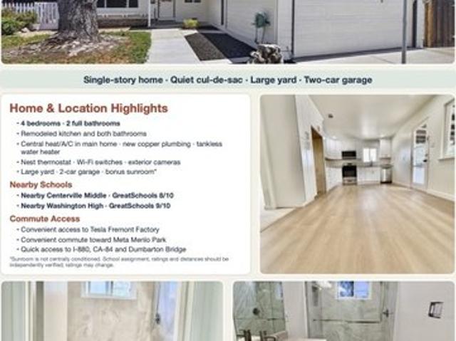 House for rent in Fremont, California