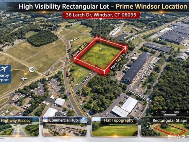 Land for sale in Windsor, Connecticut