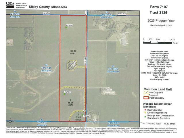Land for sale in Sibley, Minnesota