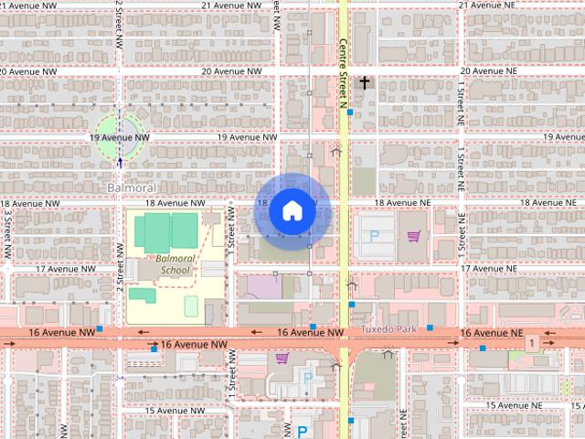 Room for rent in Balmoral, Calgary