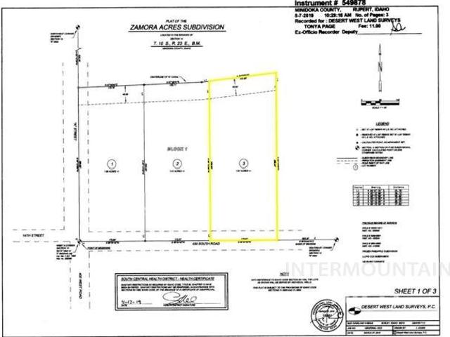 Land for sale in Heyburn, Idaho