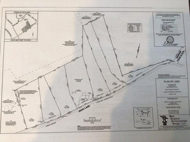 Land for sale in Rutland, Massachusetts