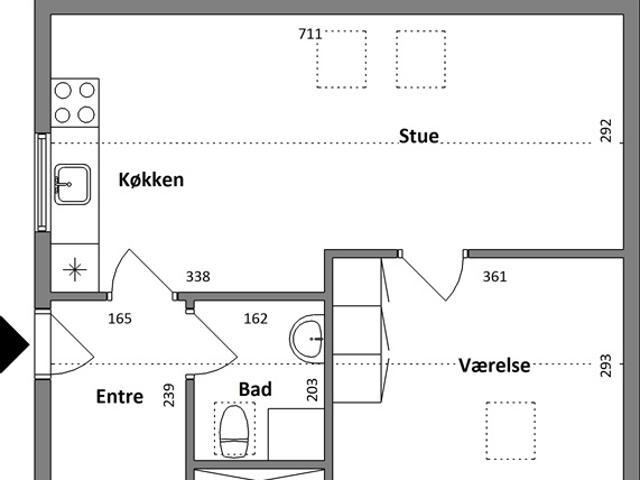 Lejlighed til leje i Ringkøbing, Århus