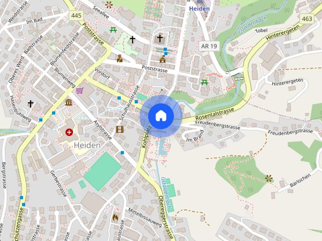 Apartment mieten in Heiden, Appenzell Ausserrhoden