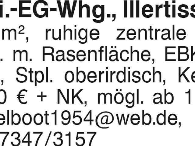 Wohnung mieten in Dietenheim, Baden-Württemberg