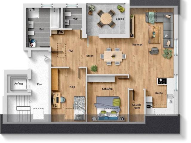 Wohnung kaufen in Rottum-Insel, Ochsenhausen