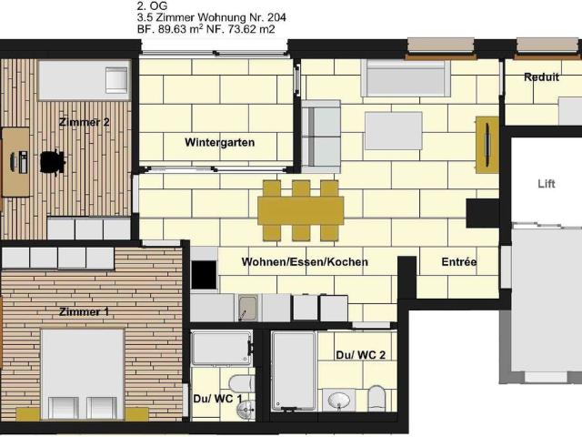 Apartment mieten in Ennetbühl, St. Gallen