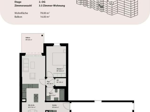 Apartment mieten in Buchs (SG), St. Gallen