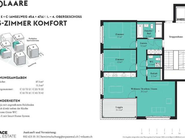 Apartment mieten in Zuchwil, Solothurn