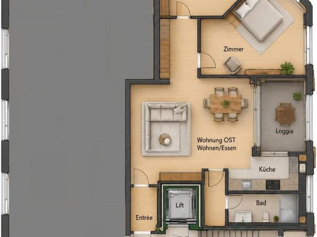 Apartment mieten in Gerlafingen, Solothurn