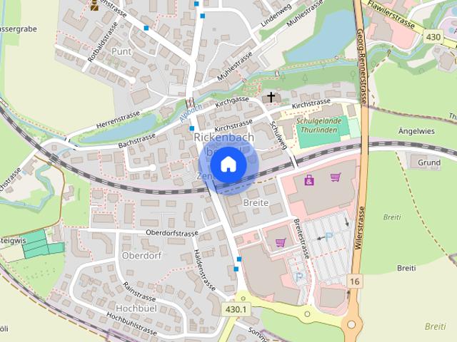 Apartment mieten in Zentrum, Rickenbach (TG)