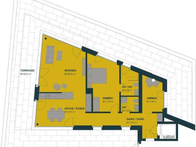 Apartment mieten in Wattwil, St. Gallen