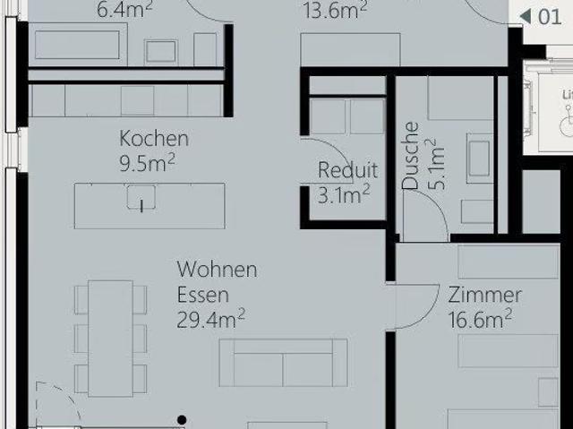 Apartment mieten in Frick, Aargau