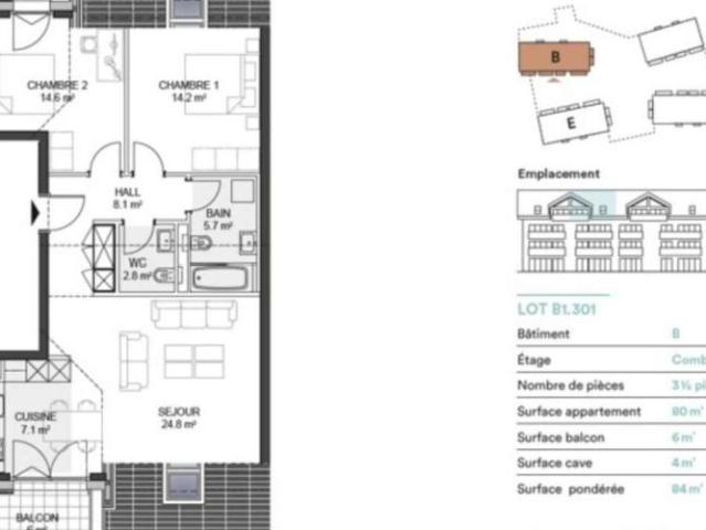 Wohnung kaufen in Denges, Waadt