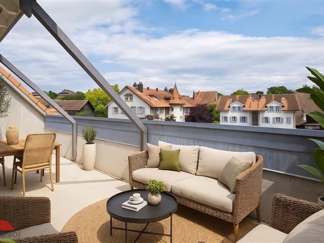 Attikawohnung kaufen in Corcelles-près-Payerne, Waadt