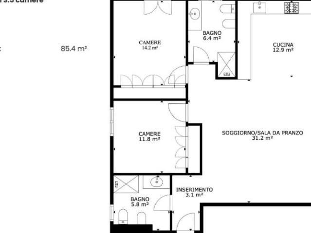 Wohnung kaufen in Agno, Tessin
