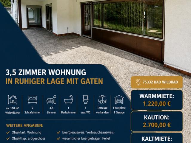 Apartment mieten in Sommerberg, Bad Wildbad