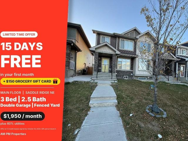 Apartment for rent in Saddle Ridge, Calgary