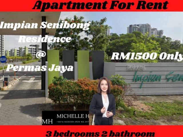 Apartment for rent in Bandar Johor Bahru, Johor