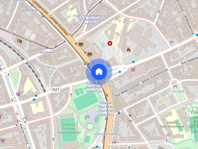 Appartement location à Schaerbeek - Schaarbeek, Brussel-Hoofdstad - Bruxelles-Capitale