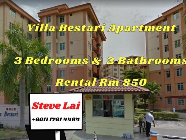 Apartment for rent in Johore Bahru, Johor