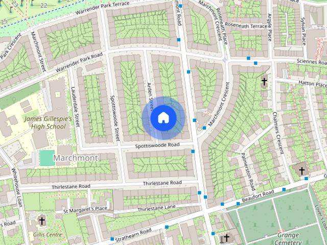 Apartment for rent in Marchmont, Scotland
