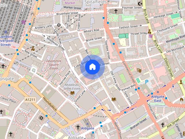 Apartment for rent in Spitalfields, Whitechapel