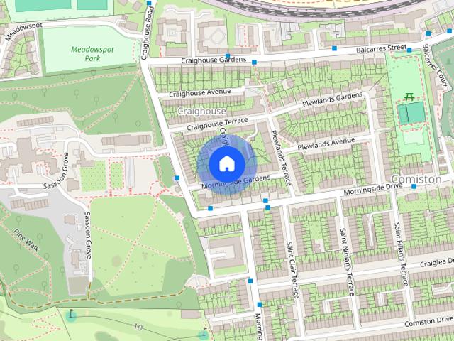 Apartment for rent in Comiston, Scotland