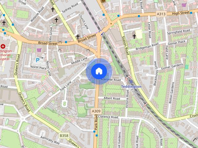 Apartment for rent in Hampton Hill, Greater London