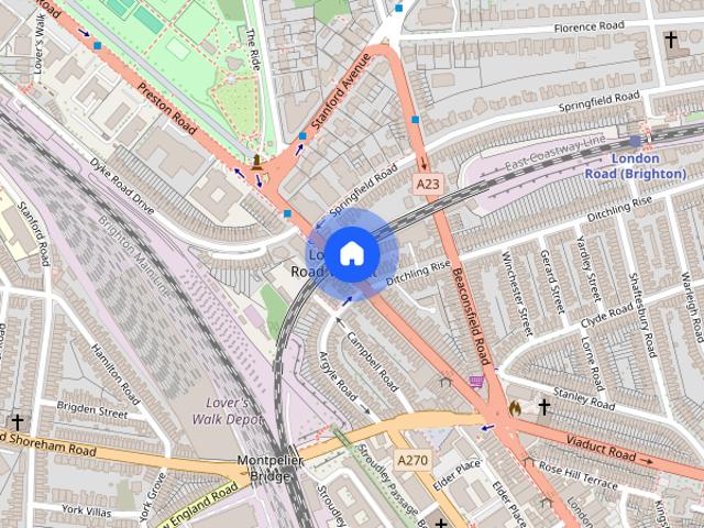 Apartment for rent in Round Hill, Brighton & Hove