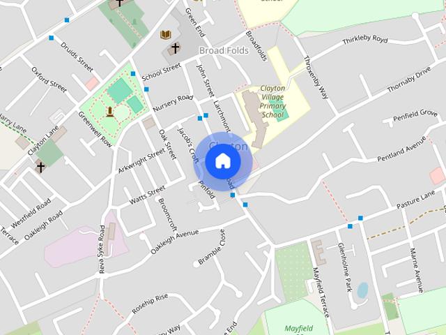 House for rent in Broad Folds, Clayton