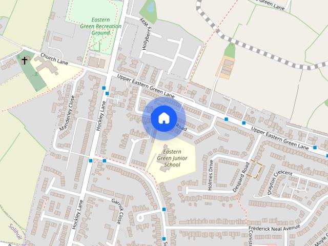 House for rent in Eastern Green, West Midlands