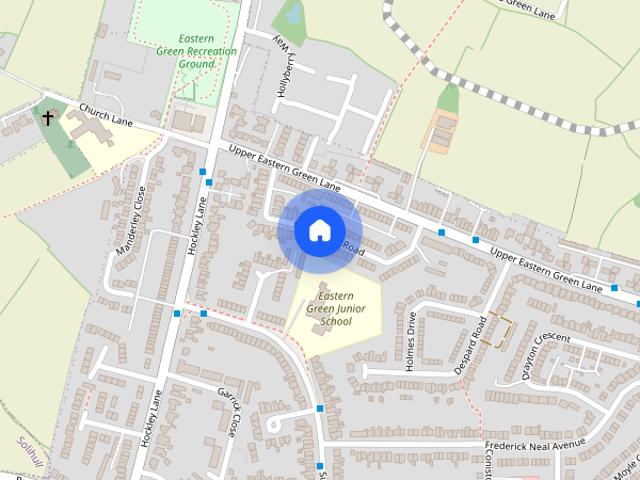 House for rent in Eastern Green, West Midlands