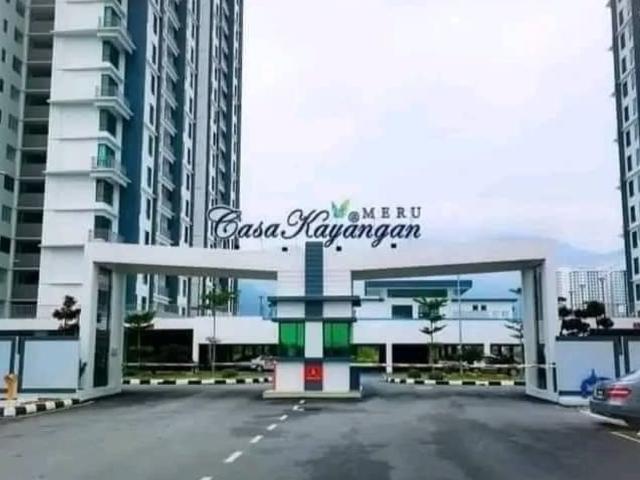 Apartment for rent in Bandar Meru Raya, Majlis Bandaraya Ipoh