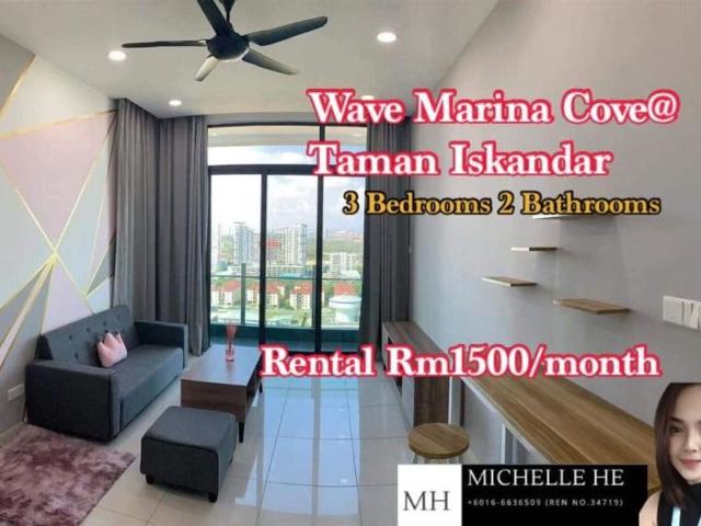 Apartment for rent in Johore Bahru, Johor